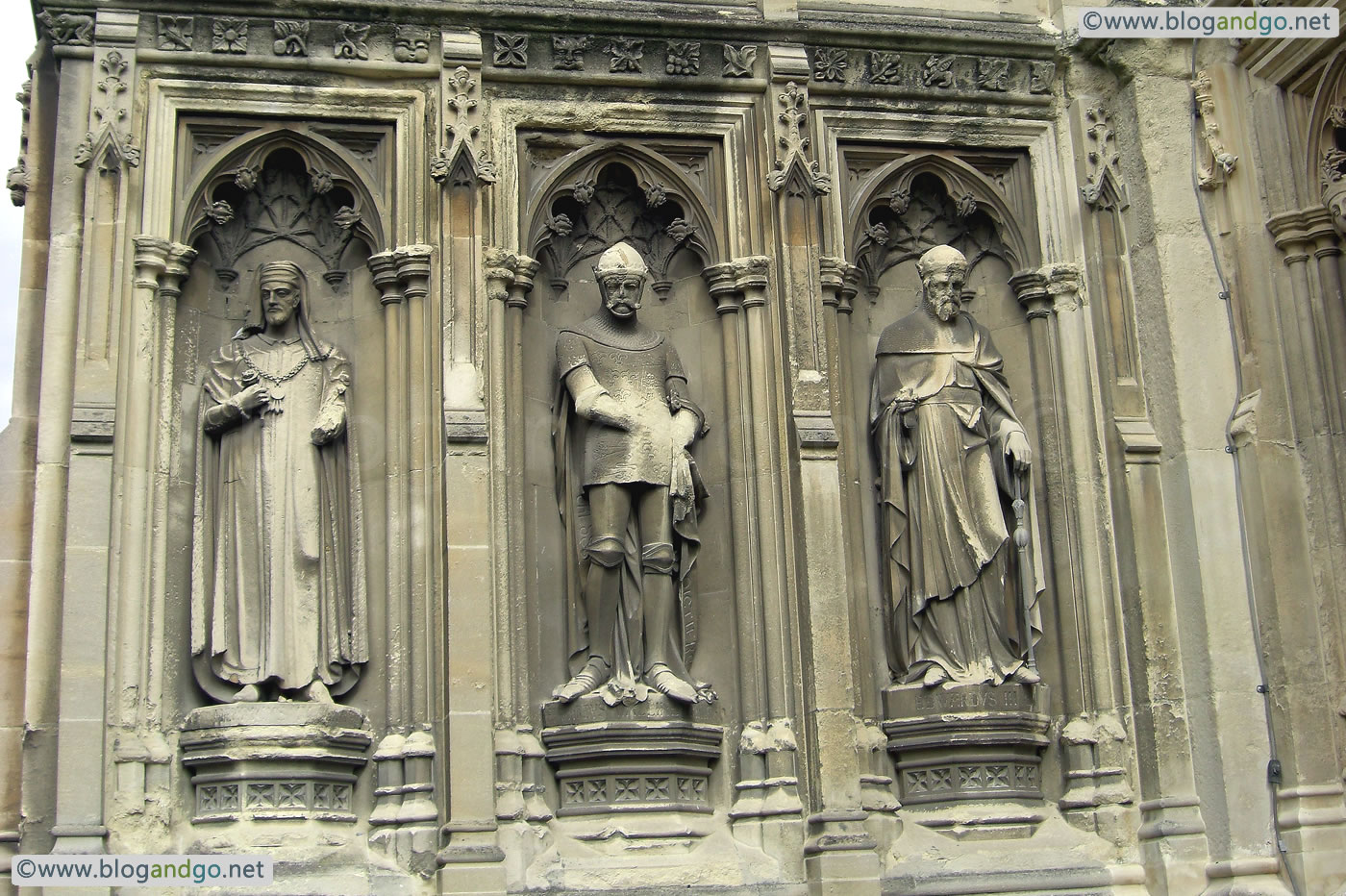 Canterbury - Exterior carvings